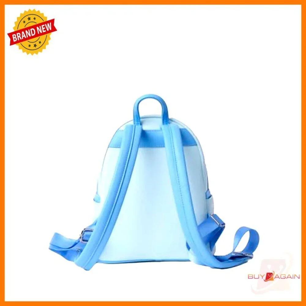 Mini Backpack Faux Leather Adjustable Straps Disney Eeyore Cosplay Handbag